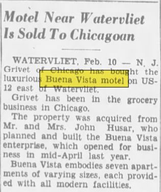 Buena Vista Motel - 1950 - Sold Again (newer photo)